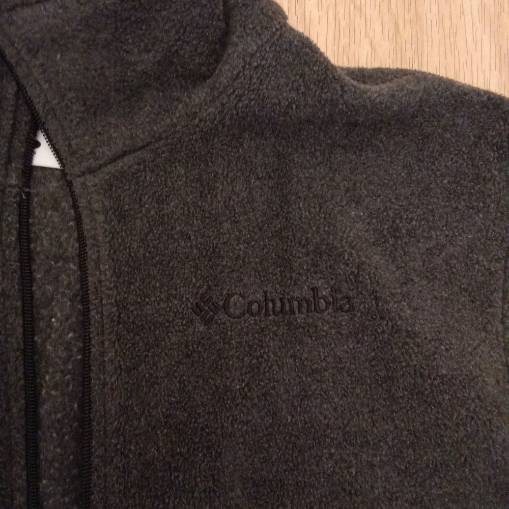Columbia/ Men's / Grey Columbia Fleece Vest/ Size M - Picture 5 of 6
